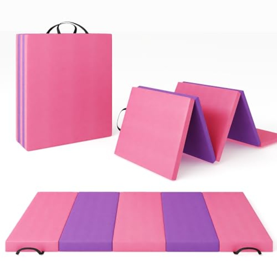 Pilates Yoga &A - Folding Gymnastics Mat, Exercise Mats and