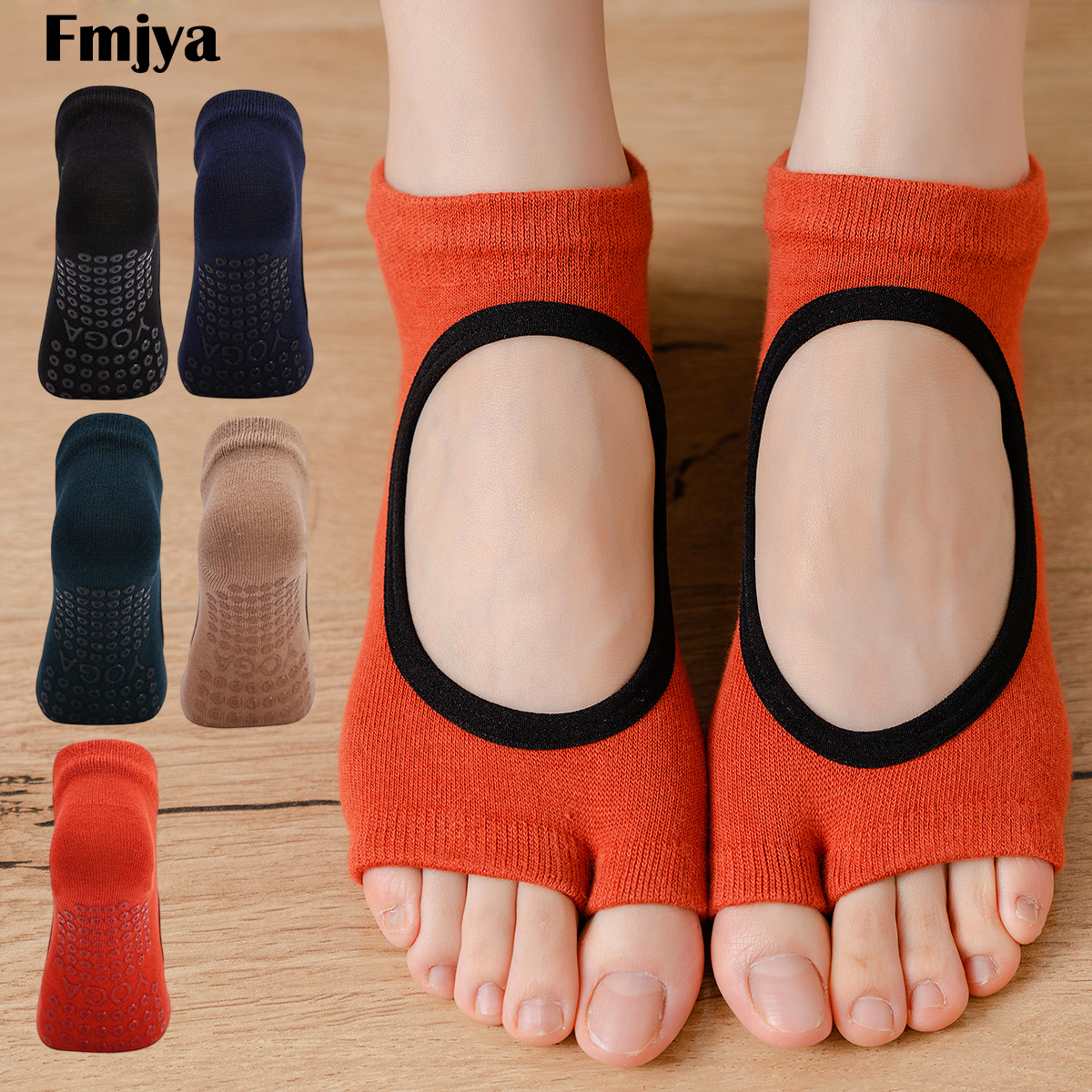 Pilates Yoga Fitness - Split 2 Toe Yoga Socks Breathable