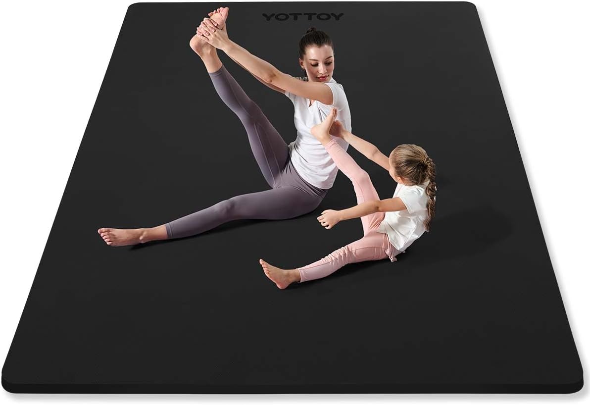 Pilates Yoga Towel - Large Yoga Mat 75x52x1/2in, Extra Wide