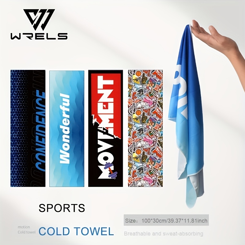 WRELS Ice Silk Towel Quick Dry - Pilates Yoga Towel avaliação e preço