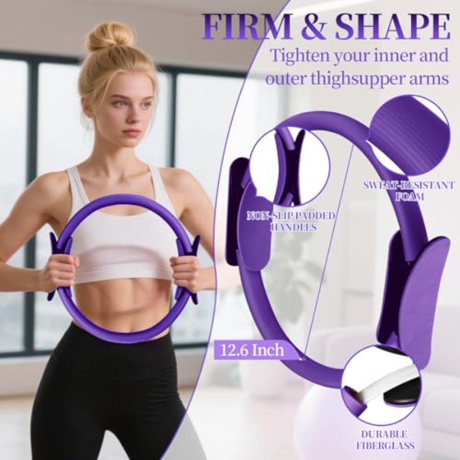 Pilates Essentials Kit for Wom - Pilates Yoga Resistance Ring avaliação e preço