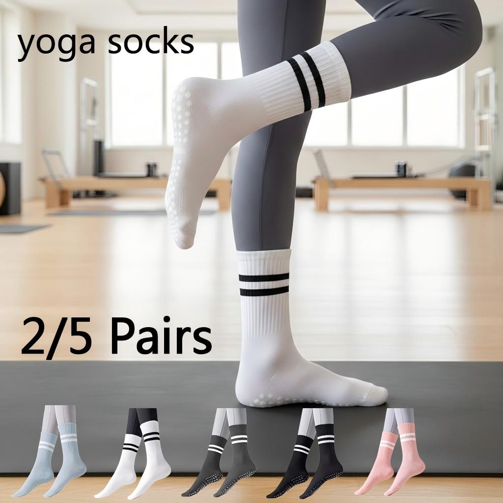 Women Non Slip Yoga Socks, Gri - Pilates Yoga Fitness avaliação e preço