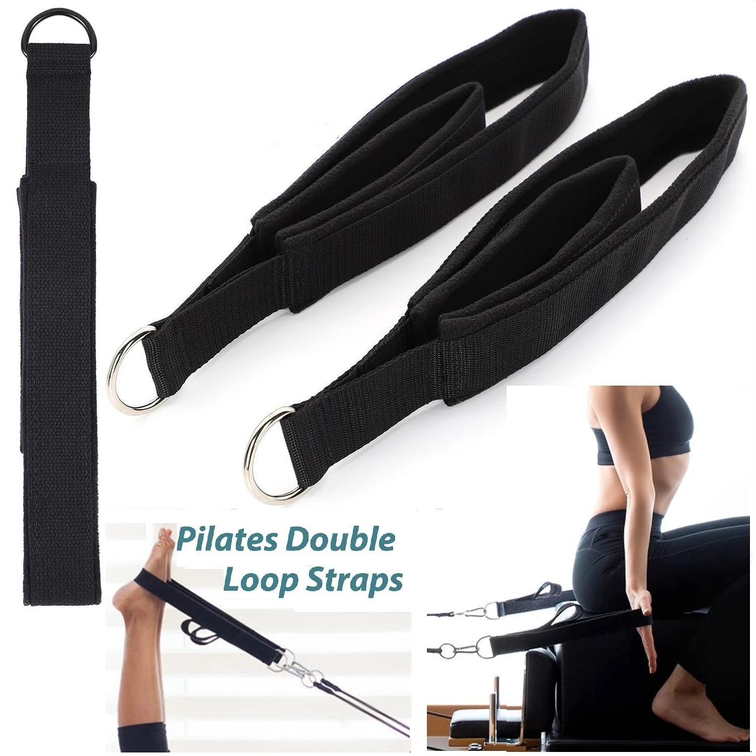 Double Ring Elastic Yoga Pilat - Pilates Yoga Resistance Ring avaliação e preço