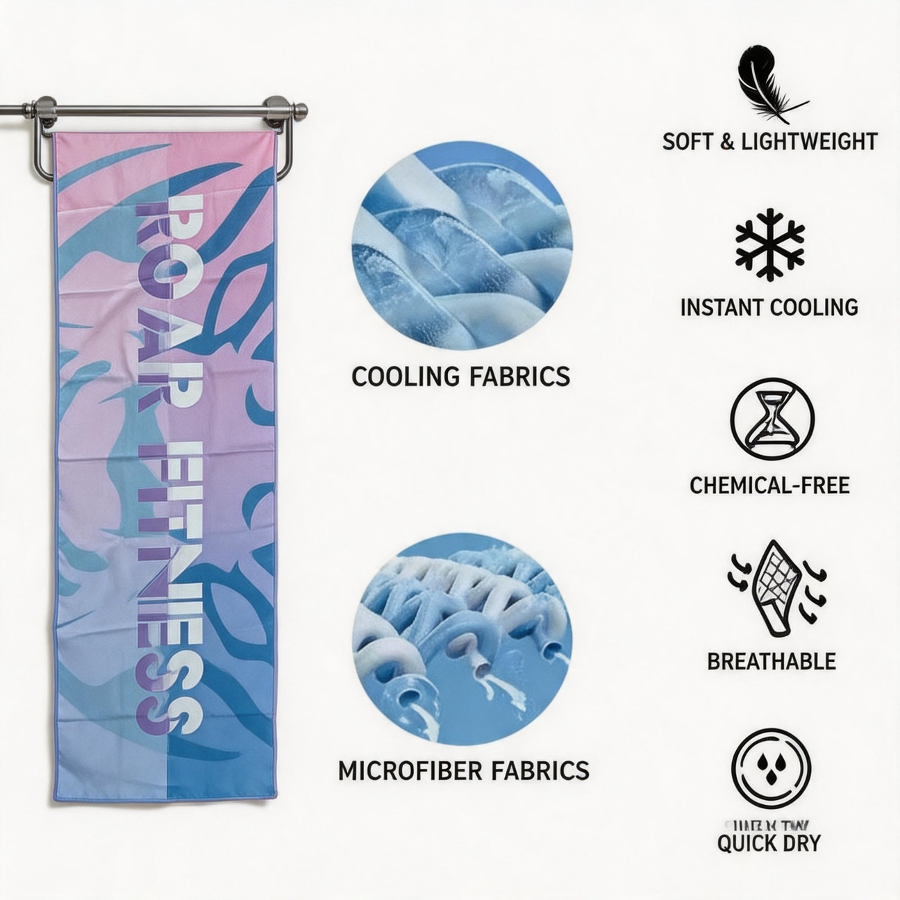 Quick-drying Cooling Sports To - Pilates Yoga Towel avaliação e preço