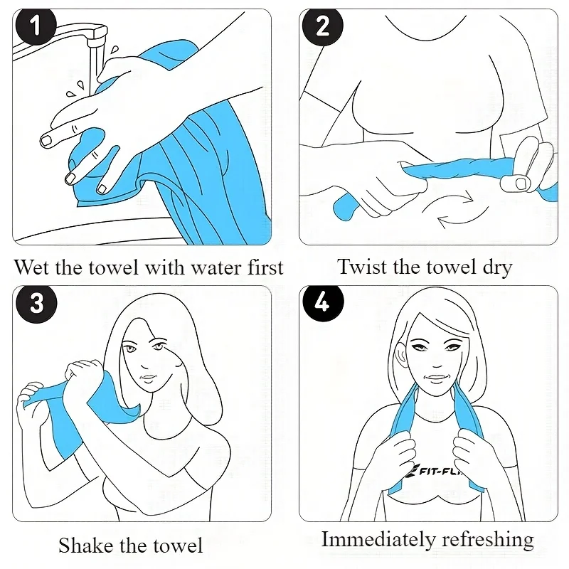 Quick-drying Cooling Sports To - Pilates Yoga Towel avaliação e preço