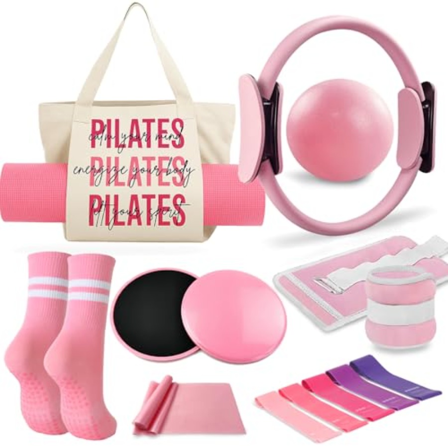 Pilates Essentials Kit for Wom - Pilates Yoga Resistance Ring avaliação e preço