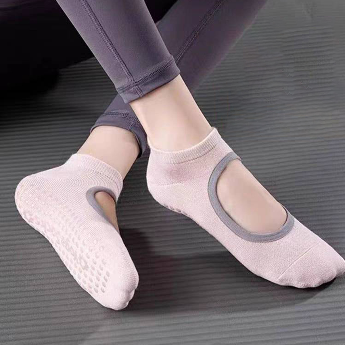 Non-Slip Yoga Socks for Women  - Pilates Yoga &A avaliação e preço