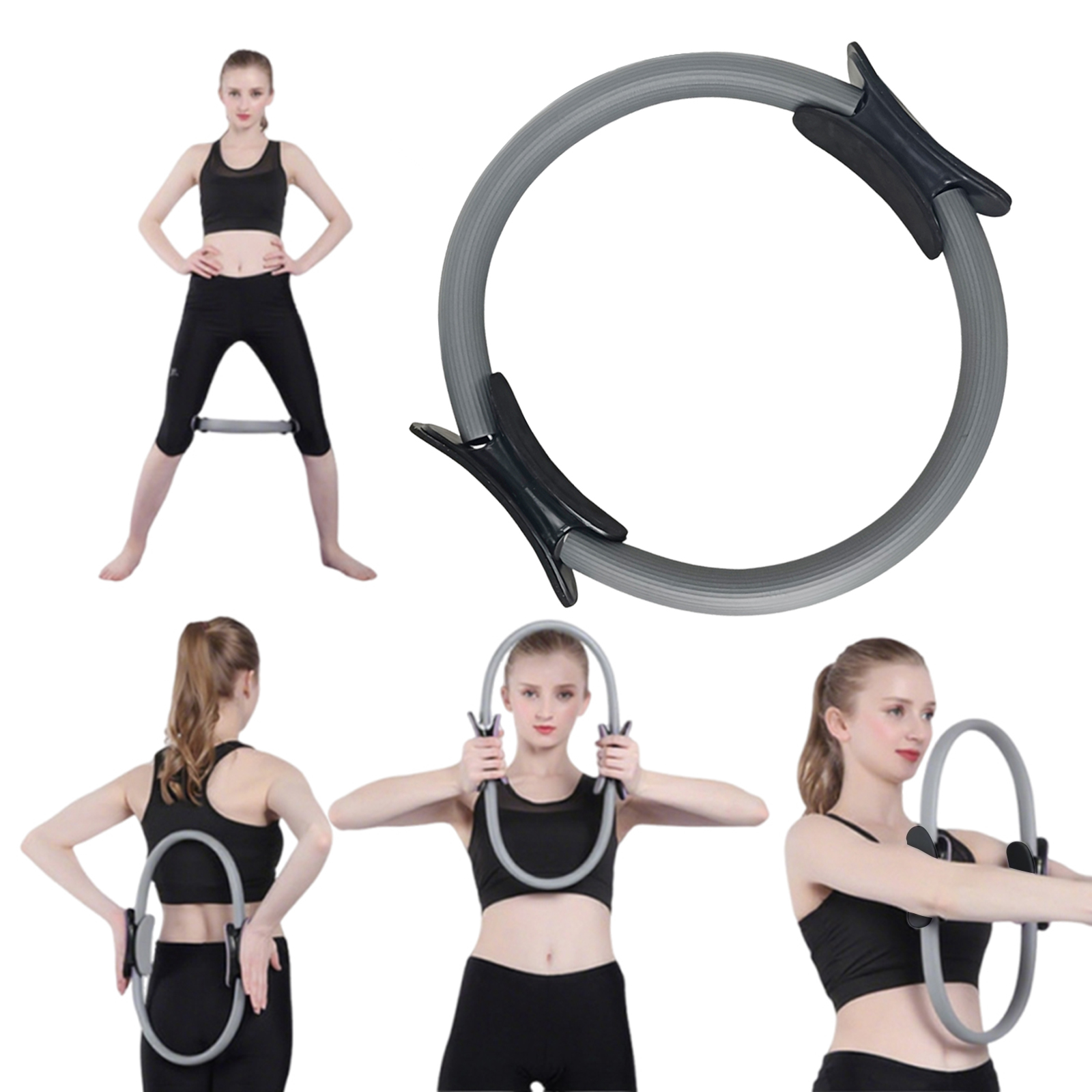 Pilates Ring Fitness Ring with - Pilates Yoga Resistance Ring avaliação e preço