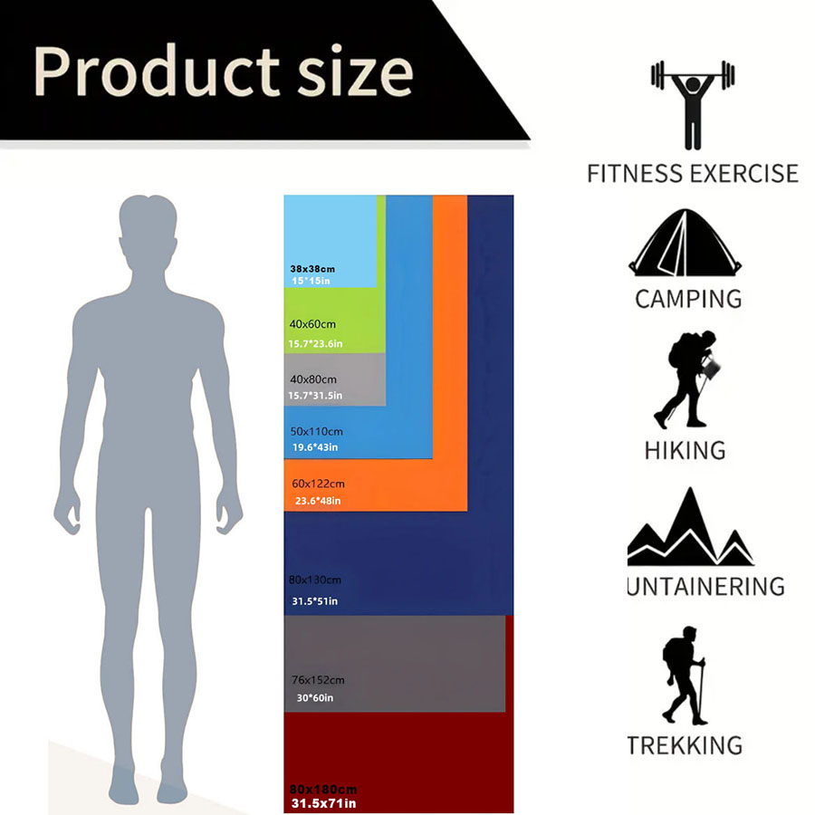 Microfiber Quick Dry Beach Tow - Pilates Yoga Towel avaliação e preço