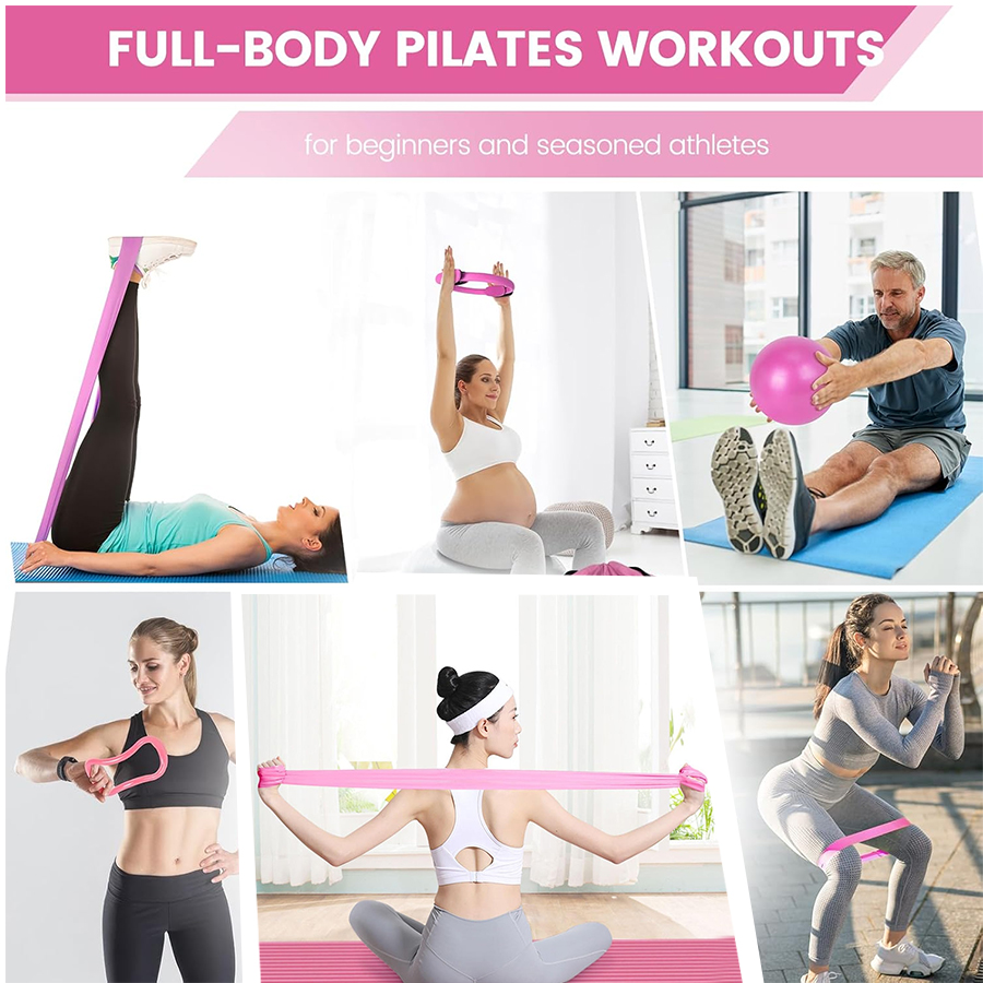 Customized LOGO 5-Piece Home G - Pilates Yoga Resistance Ring avaliação e preço