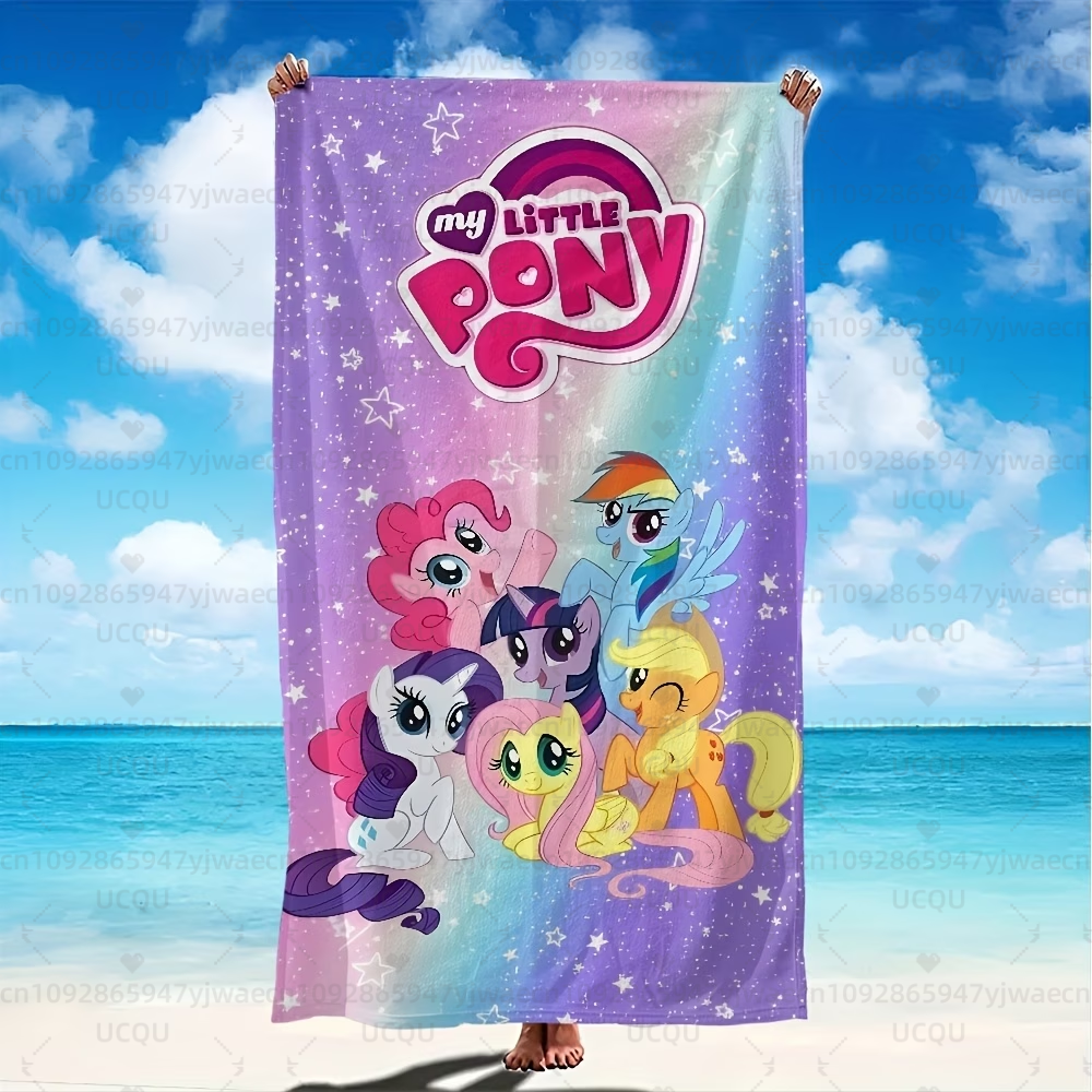 1 PC My Little Pony Beach Towe - Pilates Yoga Towel avaliação e preço