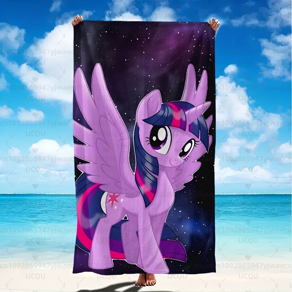 1 PC My Little Pony Beach Towe - Pilates Yoga Towel avaliação e preço