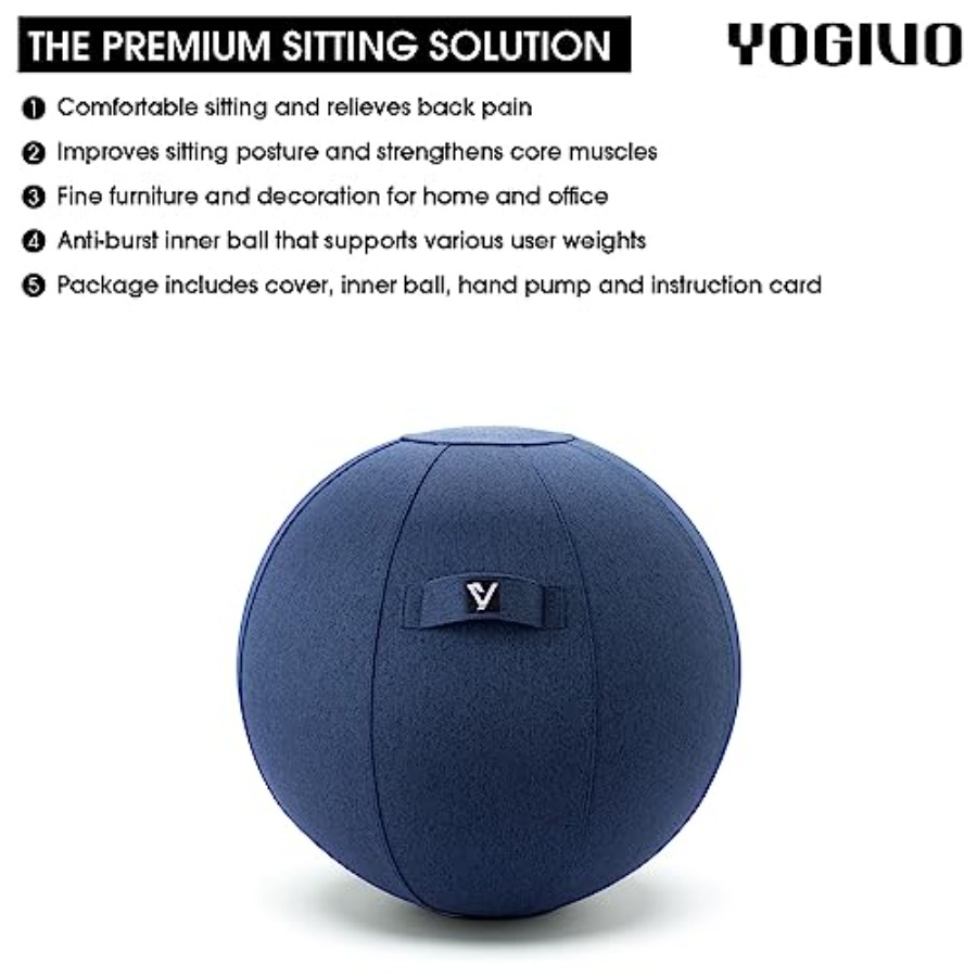 Sittg Ball Chair for Office an - Pilates Yoga Chair avaliação e preço
