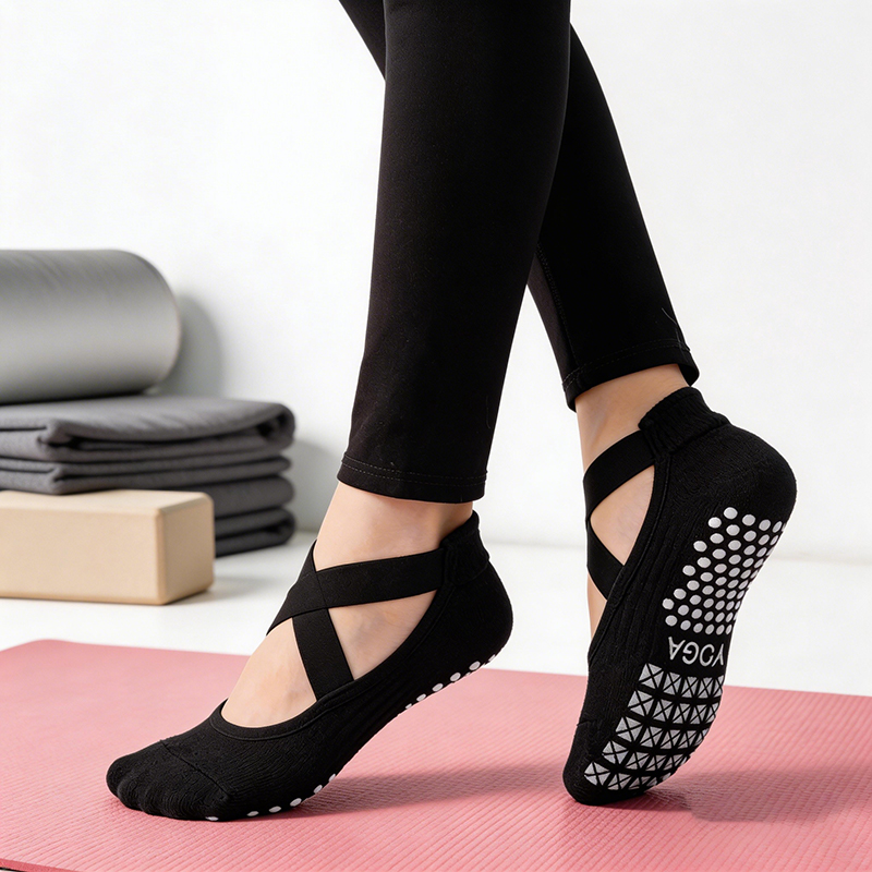 Women Non-Slip Yoga Socks Sili - Pilates Yoga Fitness avaliação e preço