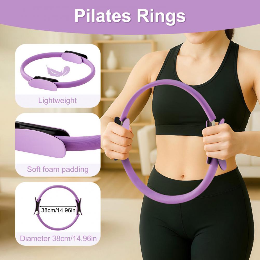 Women Yoga Fitness Ring Circle - Pilates Yoga Resistance Ring avaliação e preço