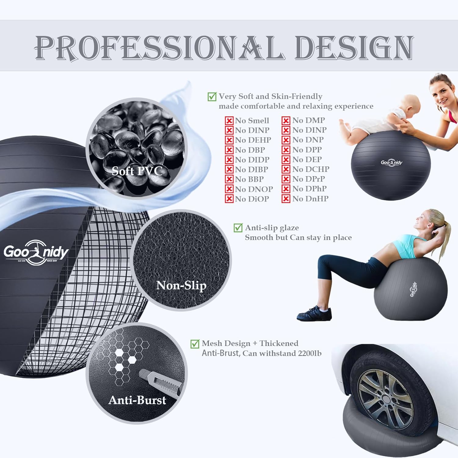 Anti-Burst Pilates Yoga Ball C - Pilates Yoga Chair avaliação e preço