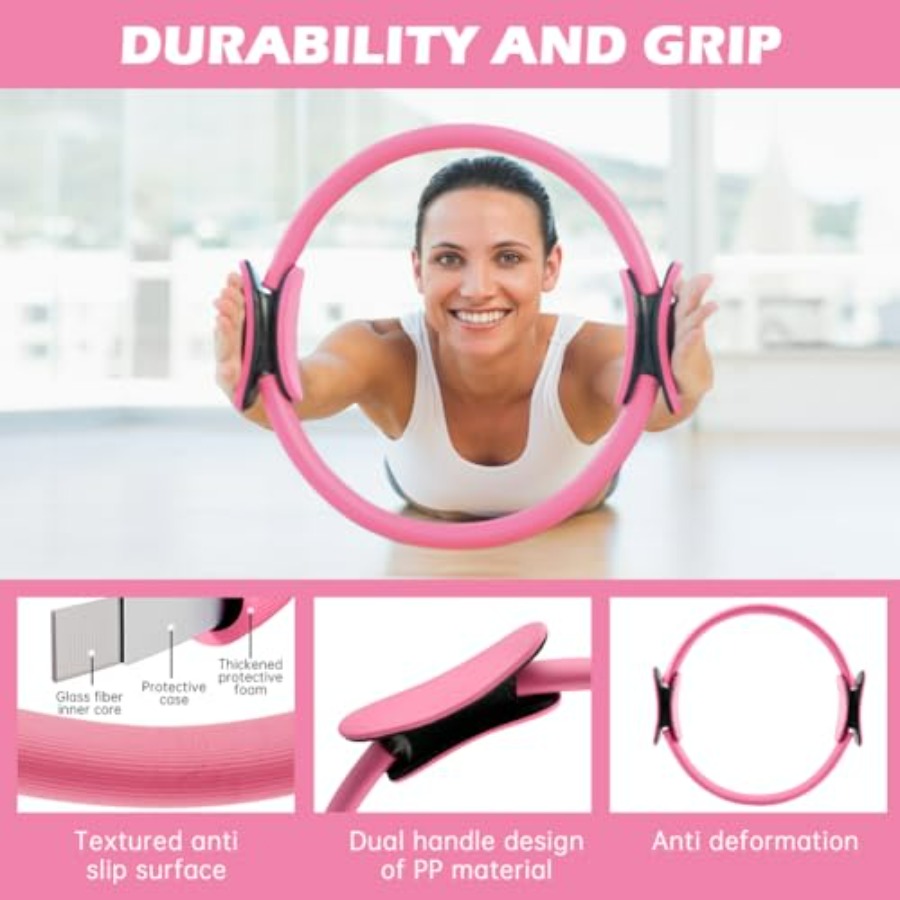 Pilates Essentials Kit for Wom - Pilates Yoga Resistance Ring avaliação e preço