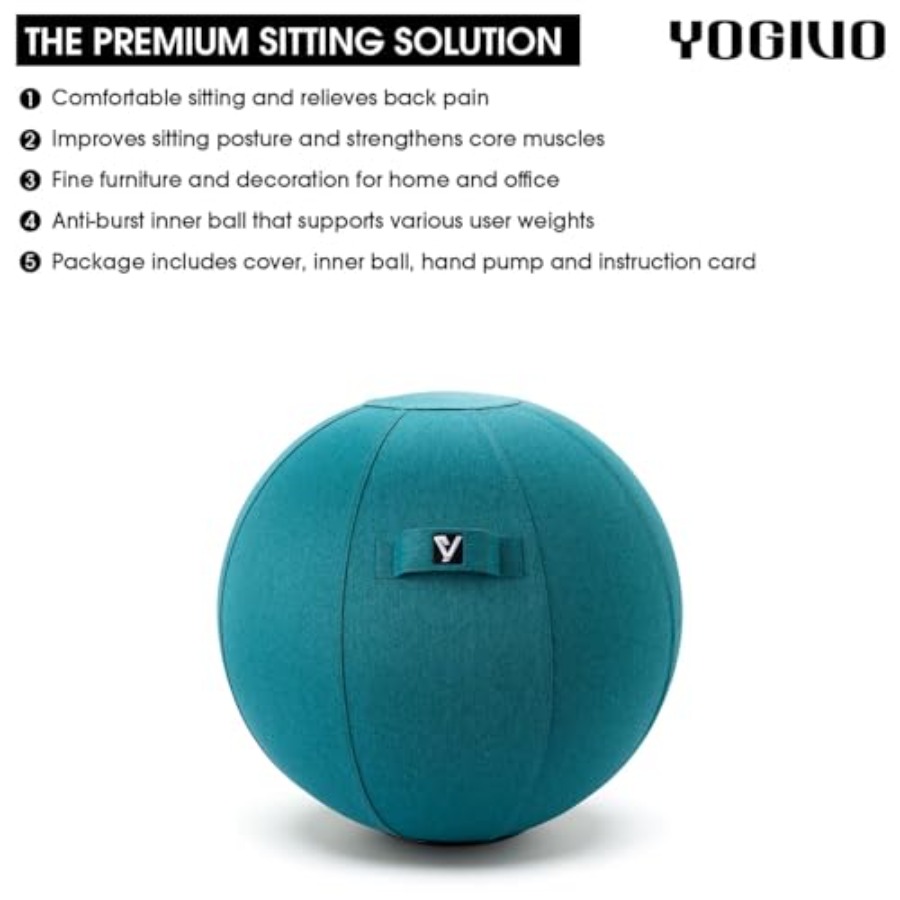 Sittg Ball Chair for Office an - Pilates Yoga Chair avaliação e preço