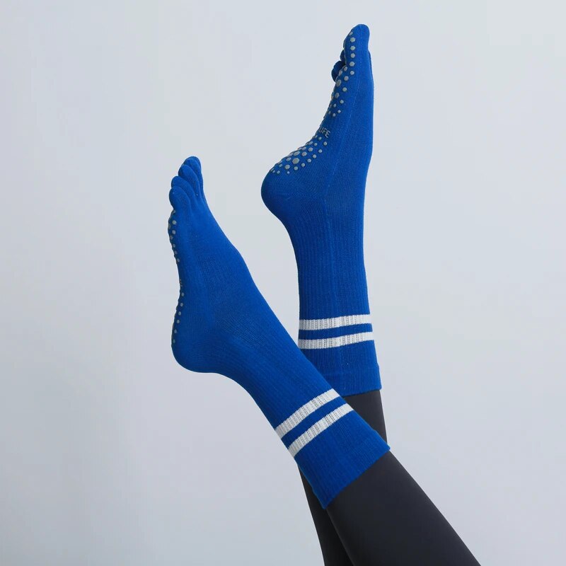 Women Breathable Yoga Socks Mi - Pilates Yoga Fitness avaliação e preço