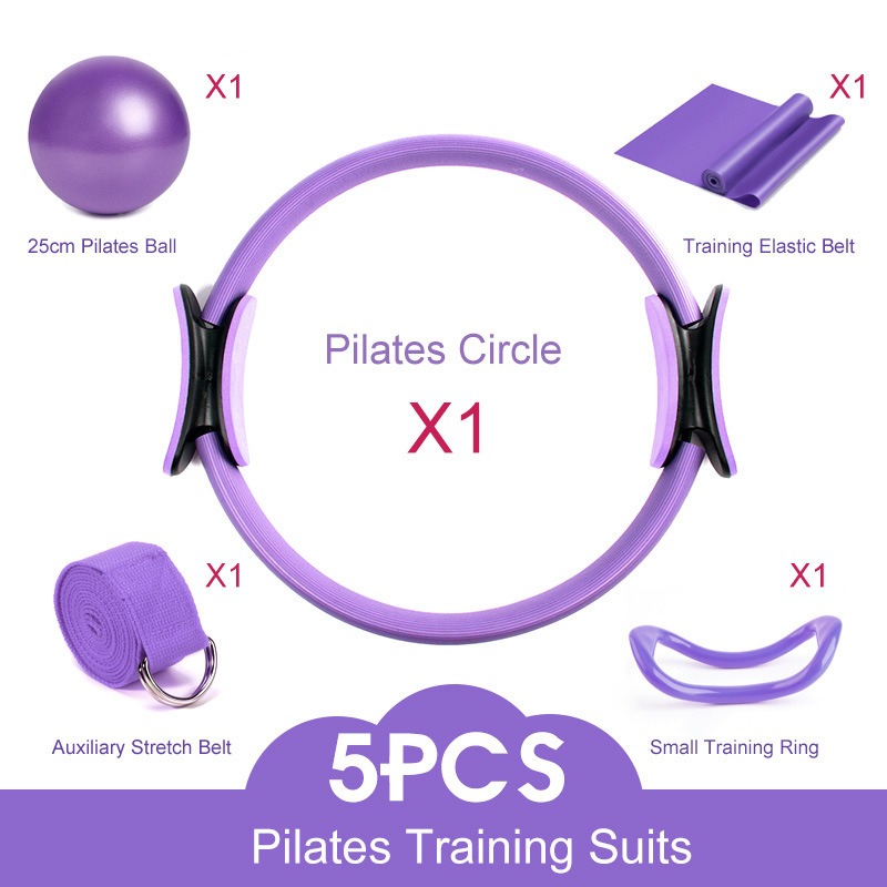 25cm Yoga Pilates Ring Set wit - Pilates Yoga Resistance Ring avaliação e preço