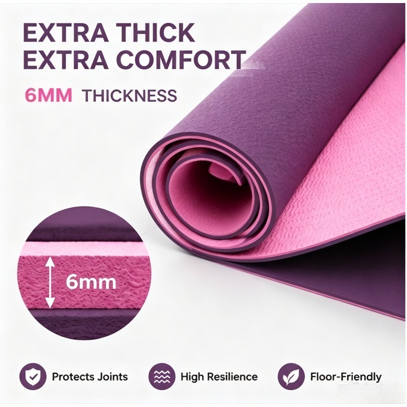 Yoga Mats Anti-slip Sport Fitn - Pilates Yoga Fitness avaliação e preço